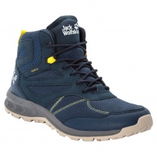 Jack Wolfskin Hiking Shoes Woodland Mid Texapore (waterproof) dark blue Men